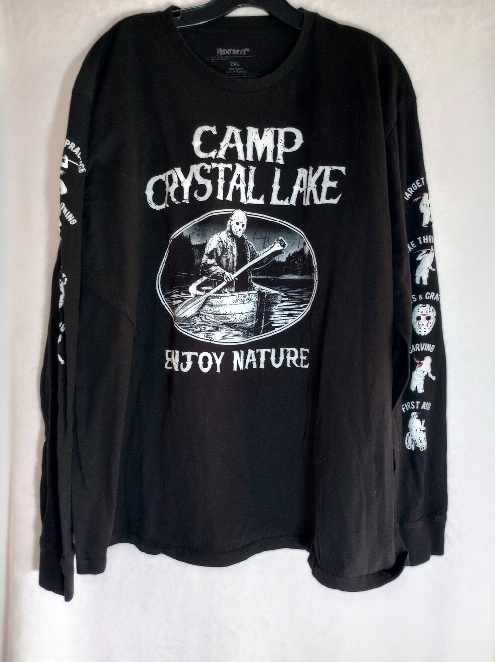 Jason Voorhees Horror Friday The 13th Camp Crystal Lake 2x Graphic Tee Shirt XXL